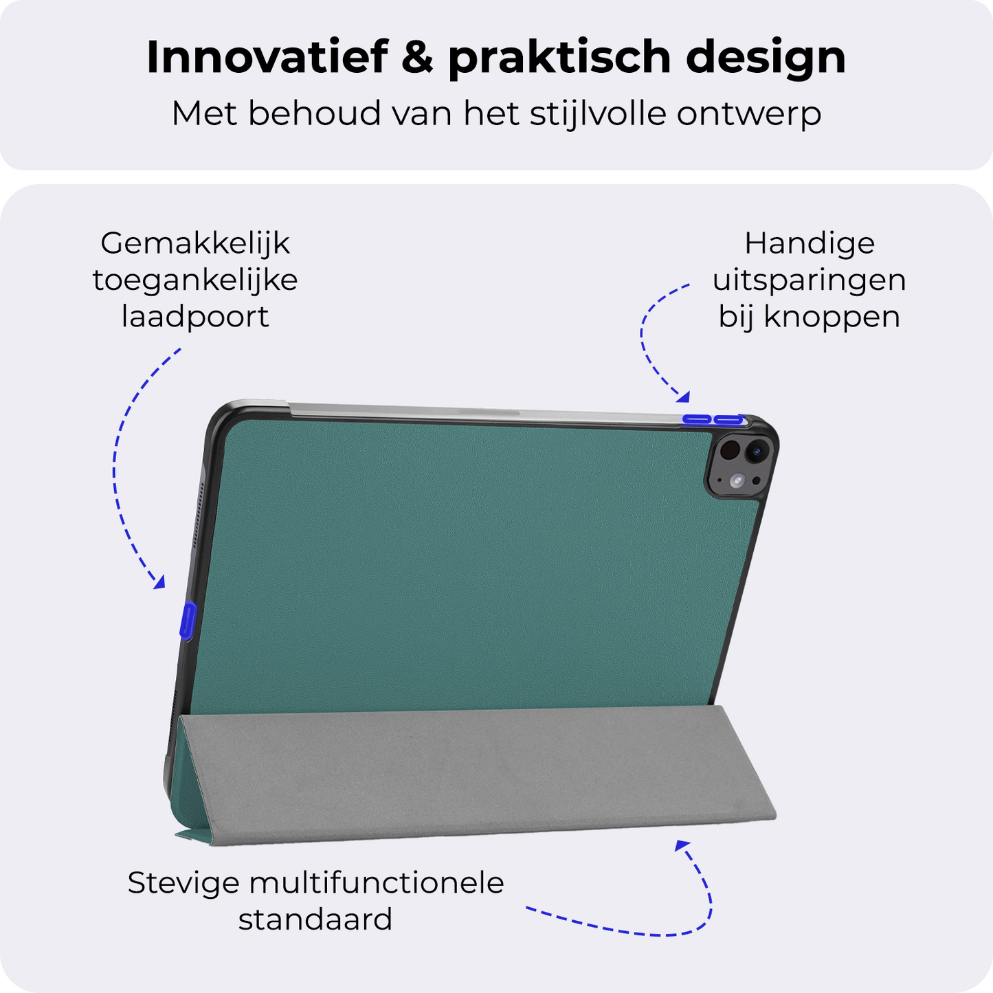 iPad Pro 2024 (11 inch) Hoesje Book Case - Donkergroen