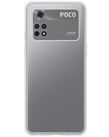 Xiaomi Poco X4 Pro 5G Hoesje Siliconen Backcover Lichtgewicht - Transparant