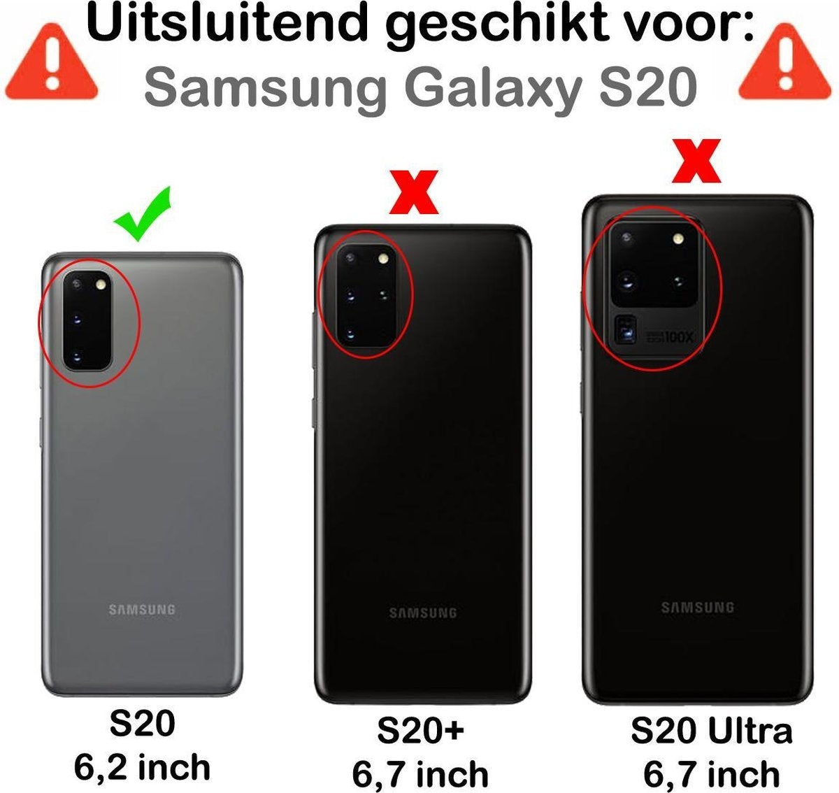 Samsung S20 Hoesje Siliconen - Wit