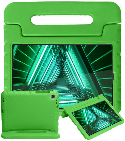 Lenovo Tab M10 FHD Plus 2nd Gen Kinderhoes Shockabsorberend Foam - Groen