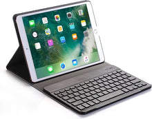 iPad 10.2 2020 Toetsenbord Hoes met Uitneembaar toetsenbord - Donkerblauw