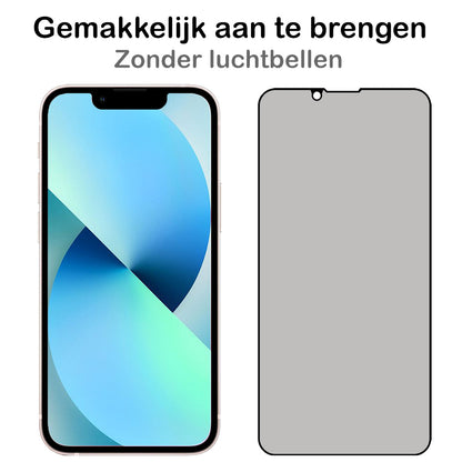 iPhone 14 Pro Screenprotector Gehard Glas - Privacy