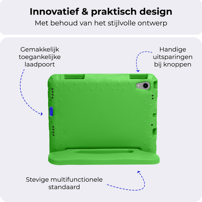 iPad Mini 7 Kinderhoes Shockabsorberend Foam - Groen