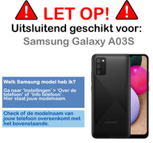 Samsung A03s Screenprotector Gehard Glas - Full Screen