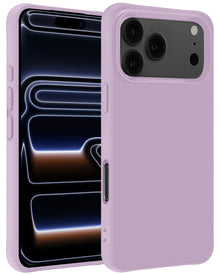 iPhone 17 Pro Hoesje Siliconen Backcover Lichtgewicht - Lila