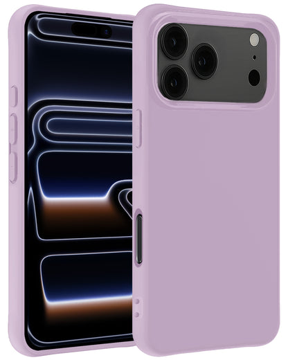 iPhone 17 Pro Hoesje Siliconen Backcover Lichtgewicht - Lila