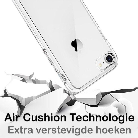 Hoes Geschikt voor iPhone 6s Hoes Cover Case - Transparant