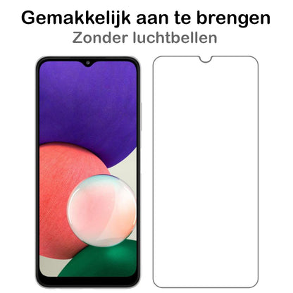 Samsung M22 Screenprotector Gehard Glas - Anti-kras