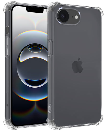 iPhone 16e Hoesje Shockproof Backcover Siliconen - Transparant