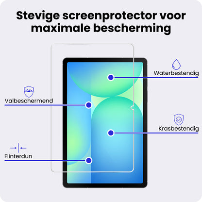 Samsung Galaxy Tab S10 FE Plus Screenprotector Gehard Glas - Anti-kras