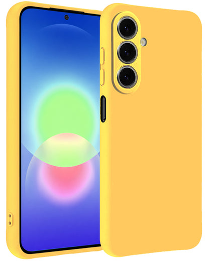 Samsung A27 Hoesje Siliconen Backcover Lichtgewicht - Geel
