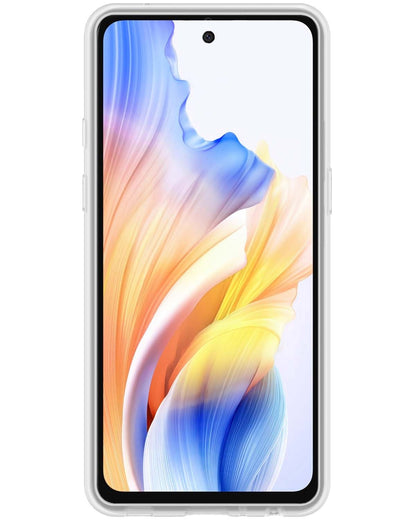 OPPO A58 Hoesje Siliconen Backcover Lichtgewicht - Transparant
