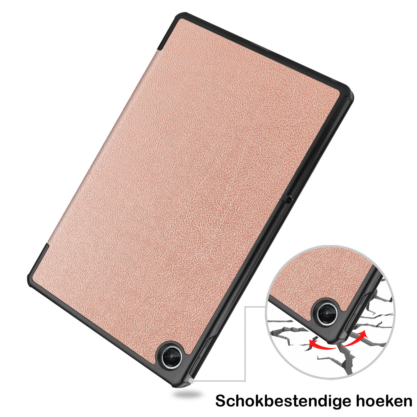 Lenovo Tab M10 Plus 3rd Gen Hoesje Book Case - Rosðð goud