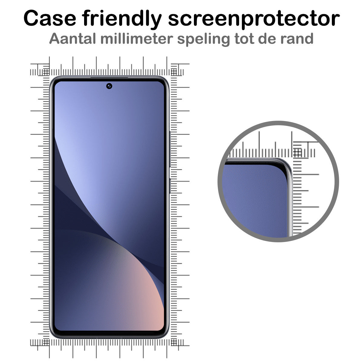 Xiaomi 12X Screenprotector Full Cover Tempered Glass