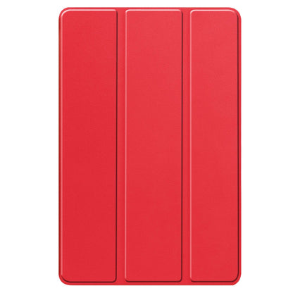 Lenovo Tab P12 Trifold Bookcase Hoes met Penhouder Lenovo Pen - Rood