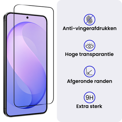 Samsung S26 FE Screenprotector Gehard Glas - Full Screen