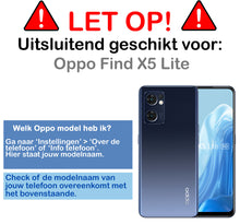 OPPO Find X5 Lite Hoesje Siliconen Backcover Lichtgewicht - Transparant