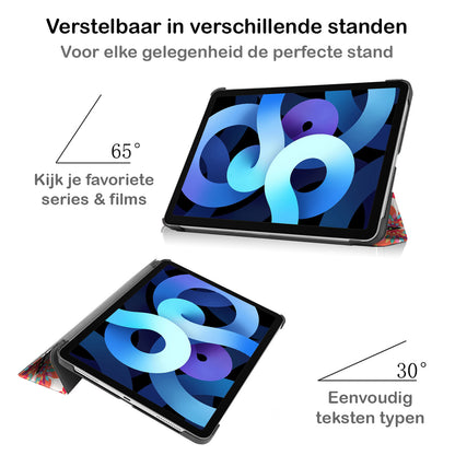 iPad Air 2022 Hoesje Book Case - Vlinders