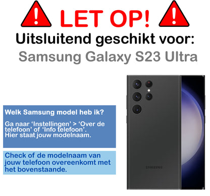 Samsung S23 Ultra Hoesje Siliconen Backcover Lichtgewicht - Geel
