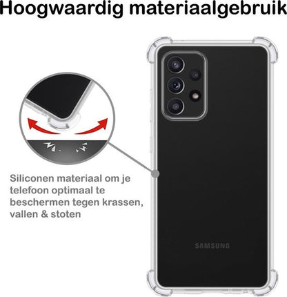 Samsung A52s Hoesje Shock Proof Siliconen - Transparant