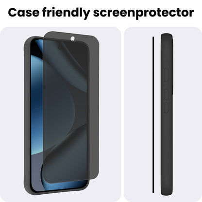 Google Pixel 11 Pro Screenprotector Gehard Glas - Privacy