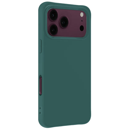 iPhone 18 Pro Max Hoesje Siliconen Backcover Lichtgewicht - Donkergroen