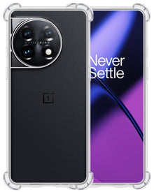 OnePlus 11 Hoesje Shockproof Backcover Siliconen - Transparant