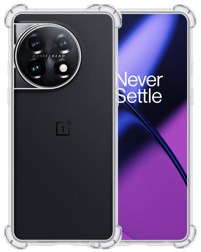 OnePlus 11 Hoesje Shockproof Backcover Siliconen - Transparant