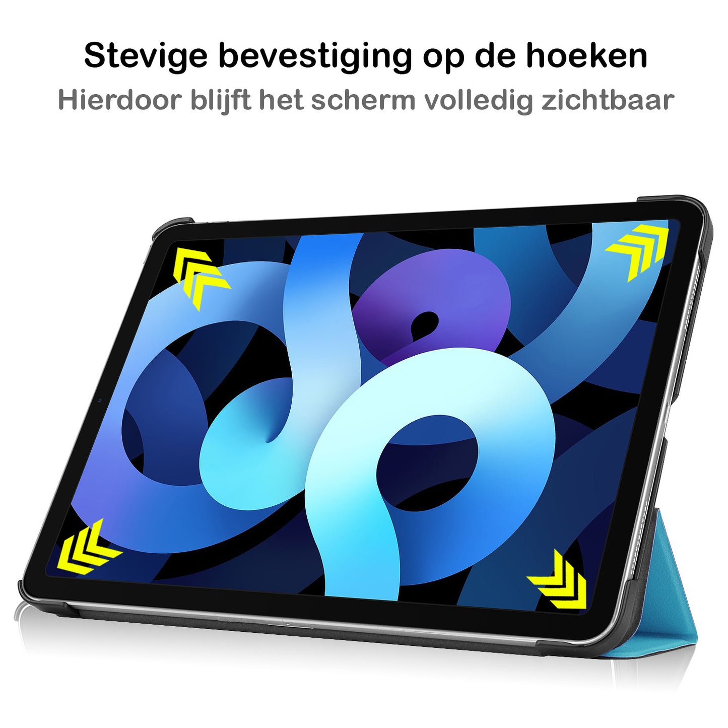 iPad Air 2022 Hoesje Book Case - Lichtblauw