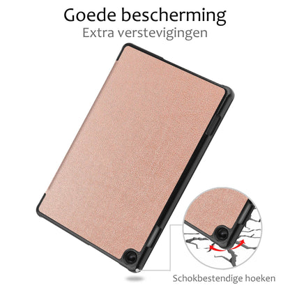 Lenovo Tab M10 (3rd gen) Hoesje Book Case - Rosðð goud