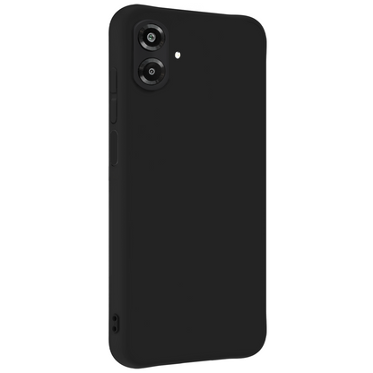 Samsung A07 Hoesje Siliconen Backcover Lichtgewicht - Zwart