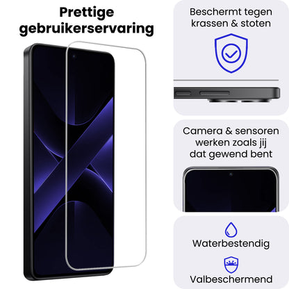 Xiaomi Poco X7 Pro Screenprotector Gehard Glas - Anti-kras