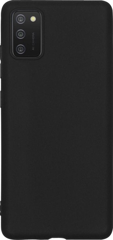 Samsung A02s Hoesje Siliconen Backcover Lichtgewicht - Zwart