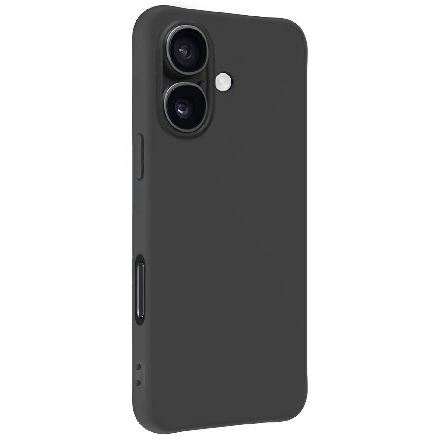 iPhone 16 Plus Hoesje Siliconen - Zwart