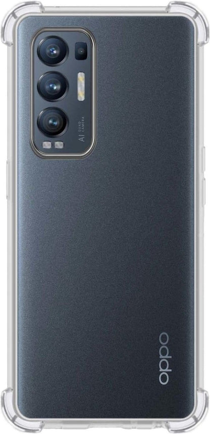 OPPO Find X3 Neo Hoesje Shockproof Backcover Siliconen - Transparant