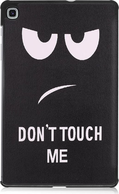 Samsung Galaxy Tab S6 Lite Trifold Bookcase Hoes - Don't Touch Me