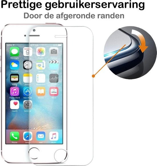 Screenprotector Geschikt voor iPhone 5 SE Screen Protector Screen Cover