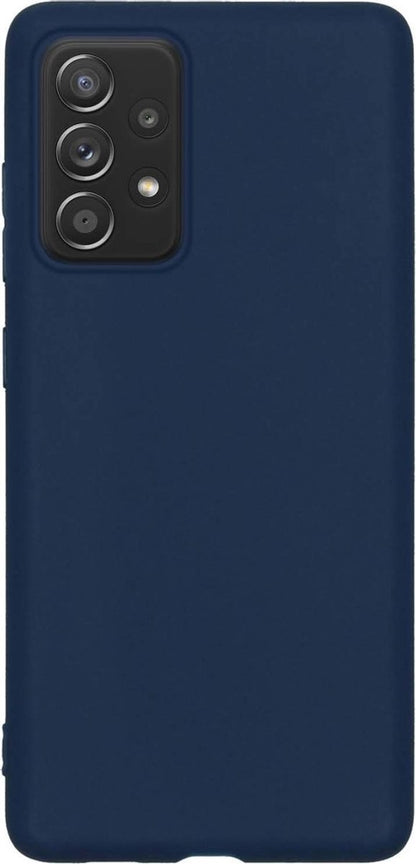 Samsung A52 Hoesje Siliconen Backcover Lichtgewicht - Donkerblauw