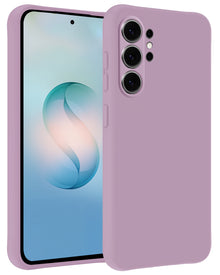 Samsung S26 Ultra Hoesje Siliconen Backcover Lichtgewicht - Lila