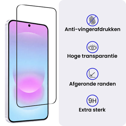 Samsung A37 Screenprotector Gehard Glas - Full Screen