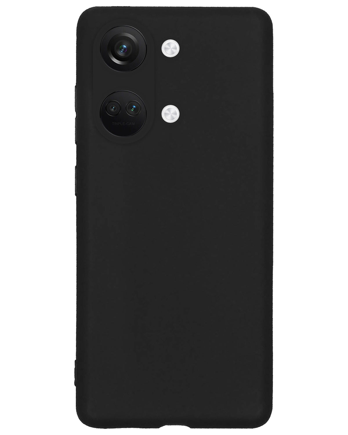 OnePlus Nord 3 Hoesje Siliconen - Zwart