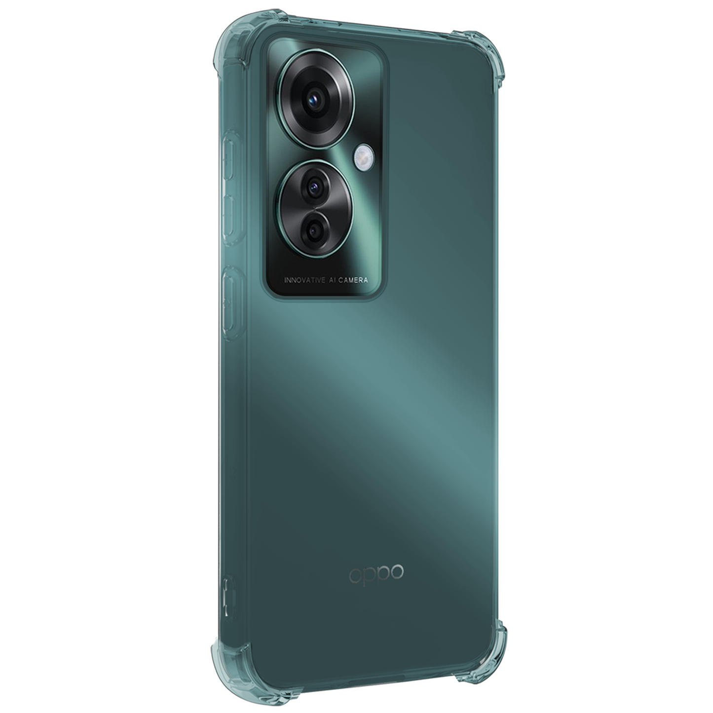 OPPO Reno 11F Hoesje Shock Proof Siliconen - Transparant