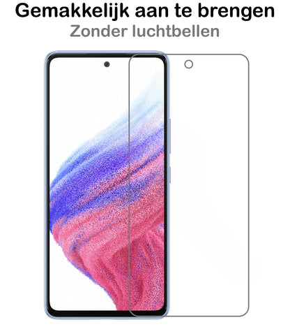Samsung A53 Screenprotector Gehard Glas - Anti-kras