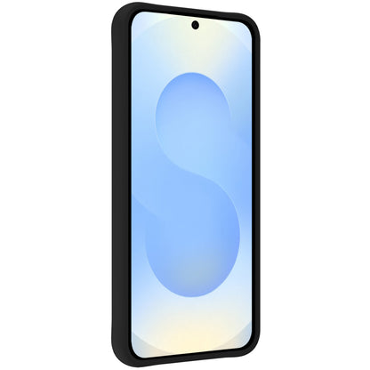 Samsung S25 Plus Hoesje Siliconen Backcover Lichtgewicht - Zwart