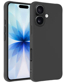 iPhone 17 Hoesje Siliconen Backcover Lichtgewicht - Zwart