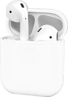 AirPods 2 Hoesje Siliconen Lichtgewicht - Wit