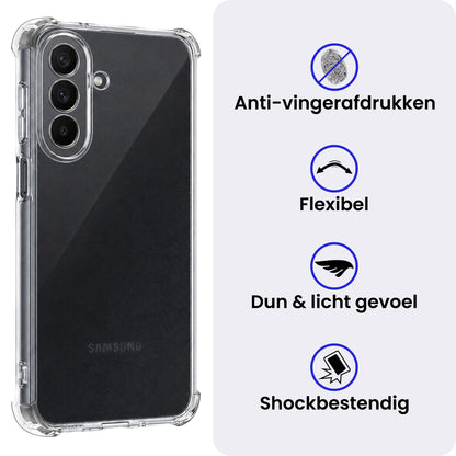 Samsung A27 Hoesje Shockproof Backcover Siliconen - Transparant