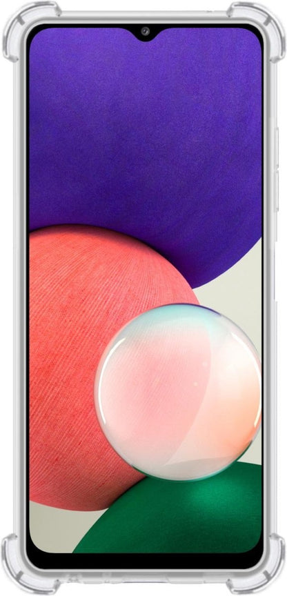 Samsung A22 5G Hoesje Shockproof Backcover Siliconen - Transparant