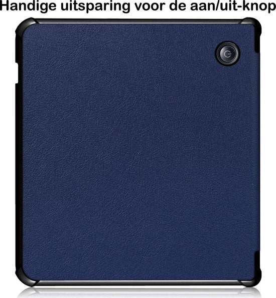 Kobo Libra H2O Trifold Hoesje - Donkerblauw