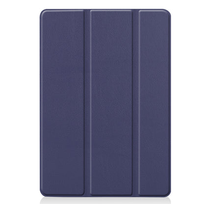 iPad 10.2 2021 Trifold Bookcase Hoes - Donkerblauw